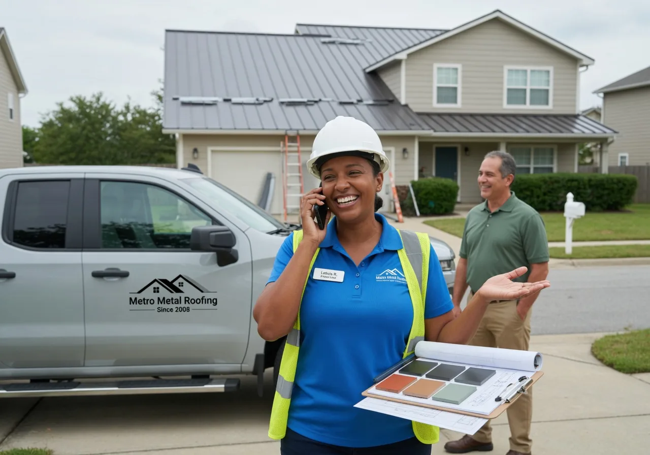 Storm Damage Metal Roof Repair in New Providence, IA